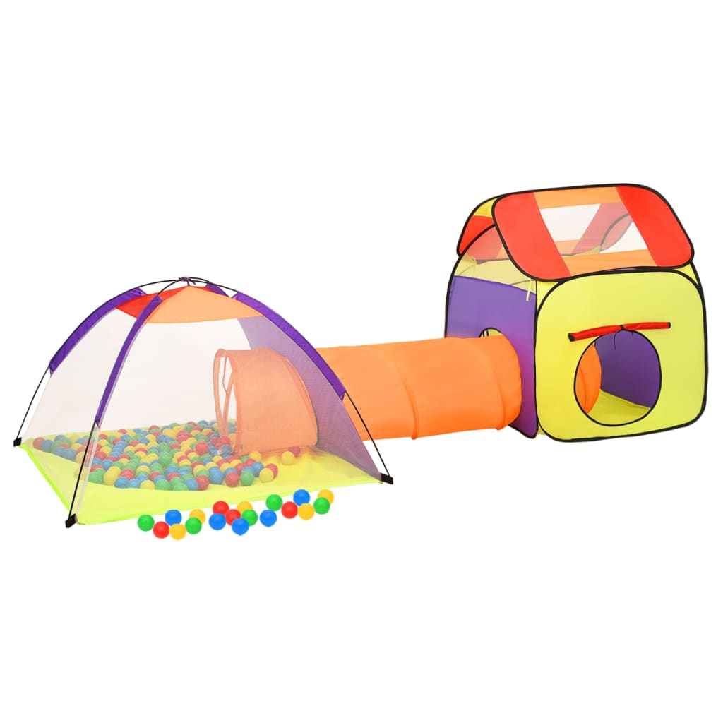 vidaXL Spielzelt für Kinder Mehrfarbig 338x123x111 cm