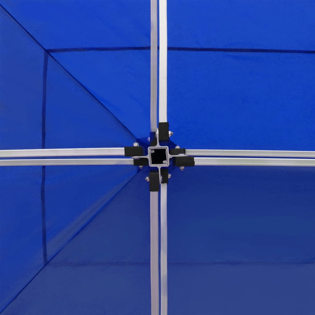 vidaXL Profi-Partyzelt Faltbar Aluminium 6x3 m Blau