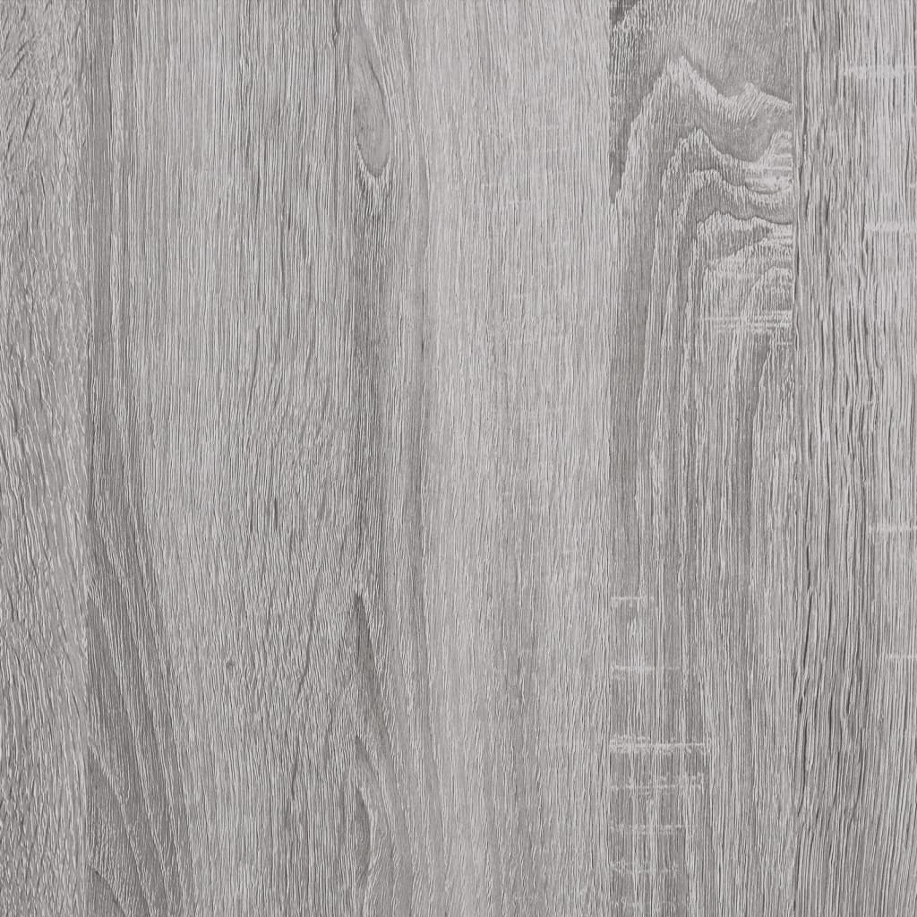 vidaXL Konsolentisch mit Ablagen Grau Sonoma 100x35x75 cm