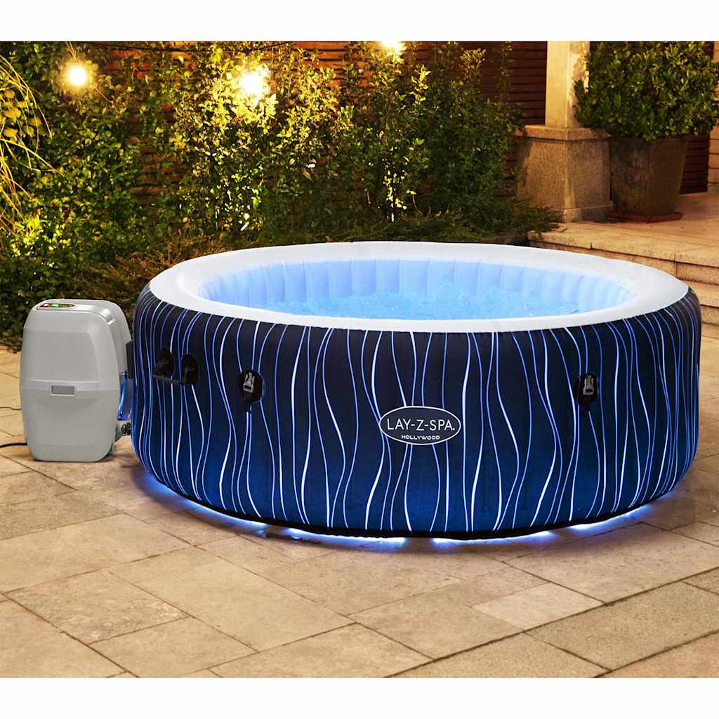 Bestway Lay-Z-Spa Whirlpool Aufblasbar Hollywood AirJet 196x66 cm  