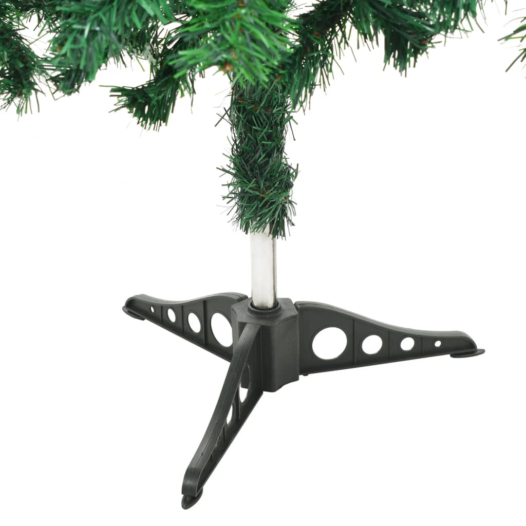 vidaXL Künstlicher Weihnachtsbaum Beleuchtung Kugeln 180cm 564 Zweige