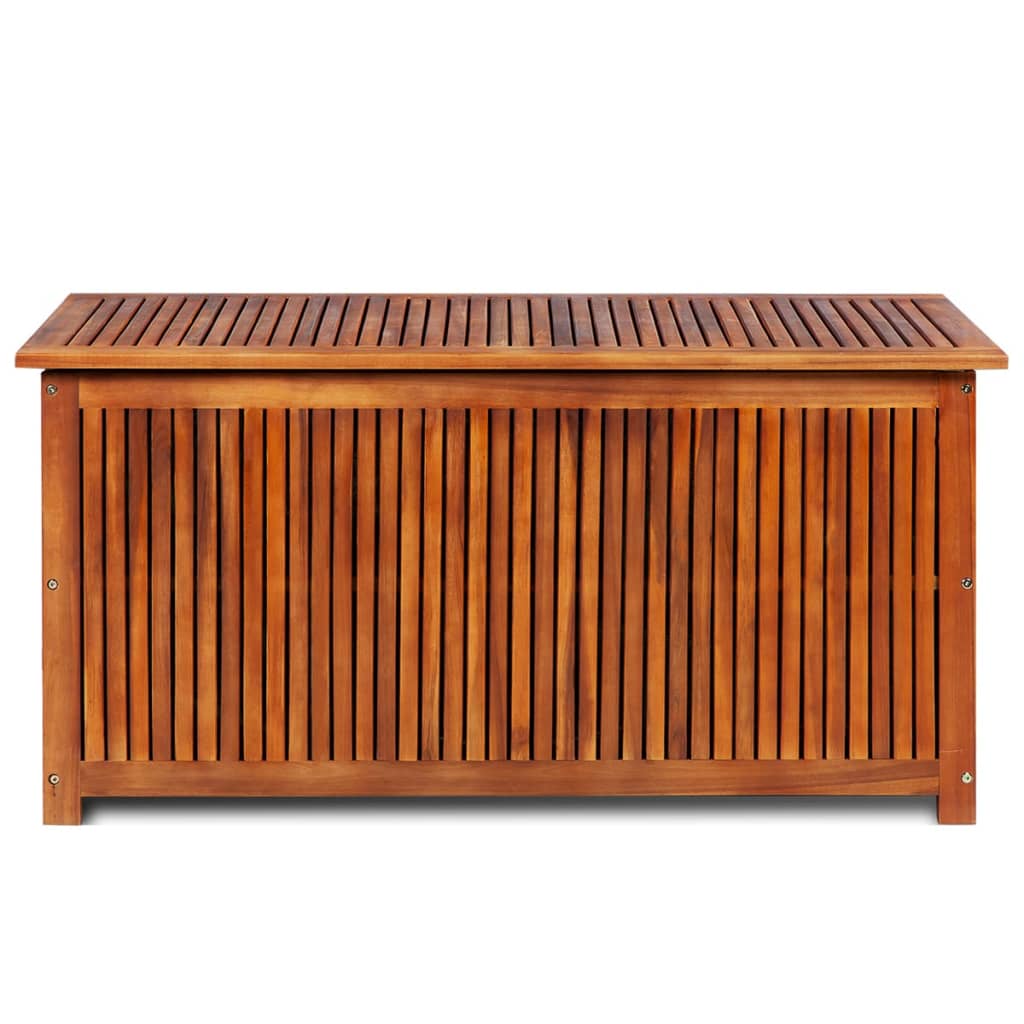 vidaXL Garten-Aufbewahrungsbox 117×50×58 cm Massivholz Akazie