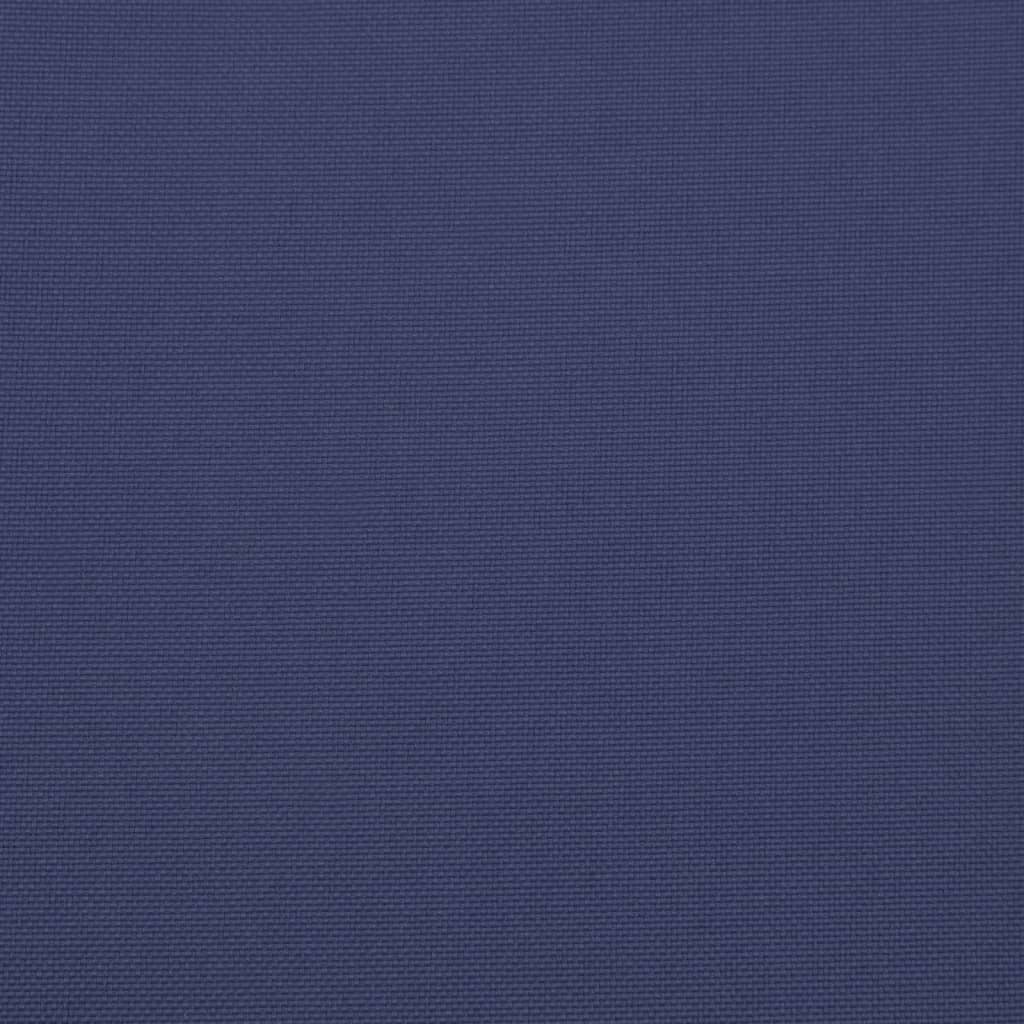 vidaXL Niedriglehner-Auflagen 4 Stk. Marineblau Oxford-Gewebe