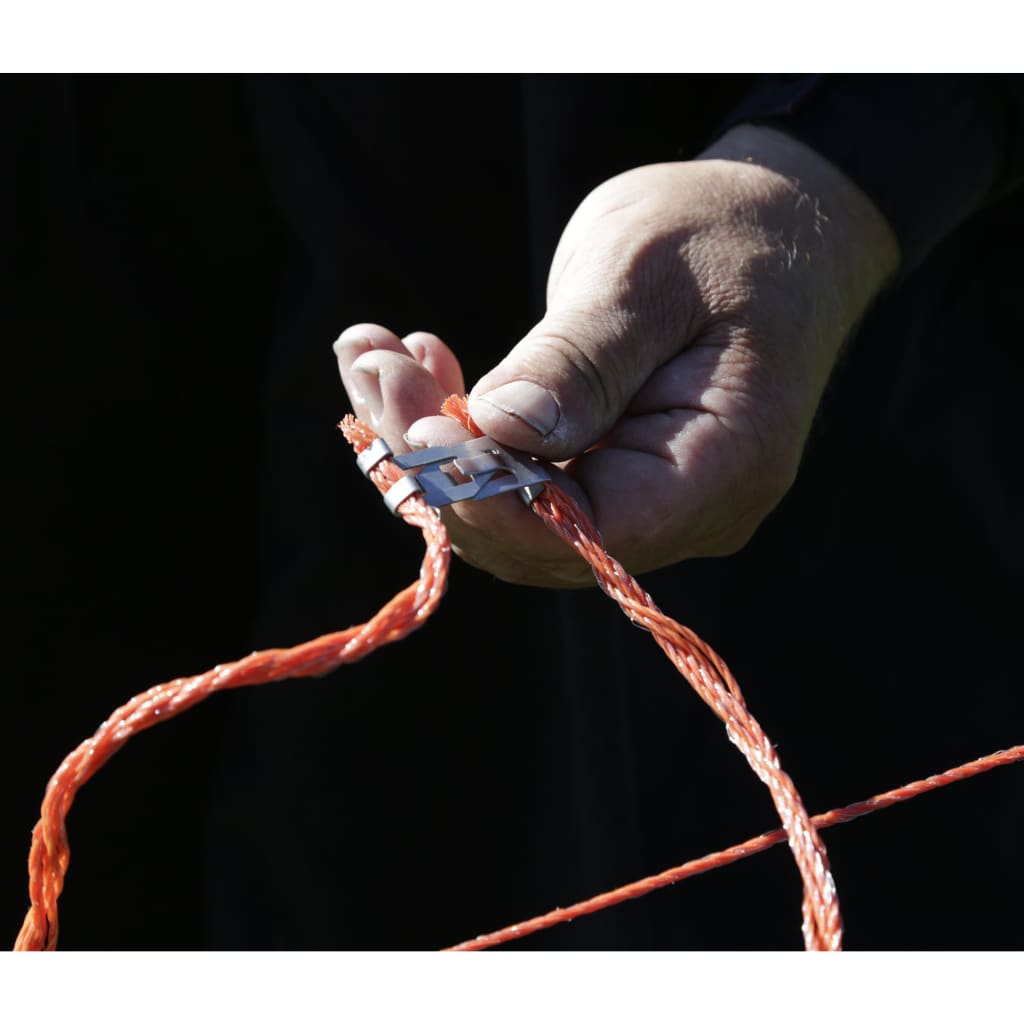 Neutral Schafzaun Elektrifizierbar OviNet 90 cm Orange | vidaXL.de 