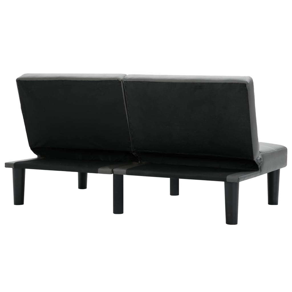 vidaXL 2-Sitzer-Sofa Grau Kunstleder