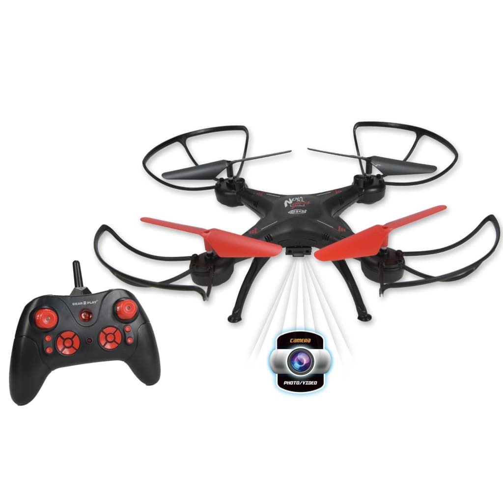 Gear2Play Drohne Nova XL Schwarz und Rot