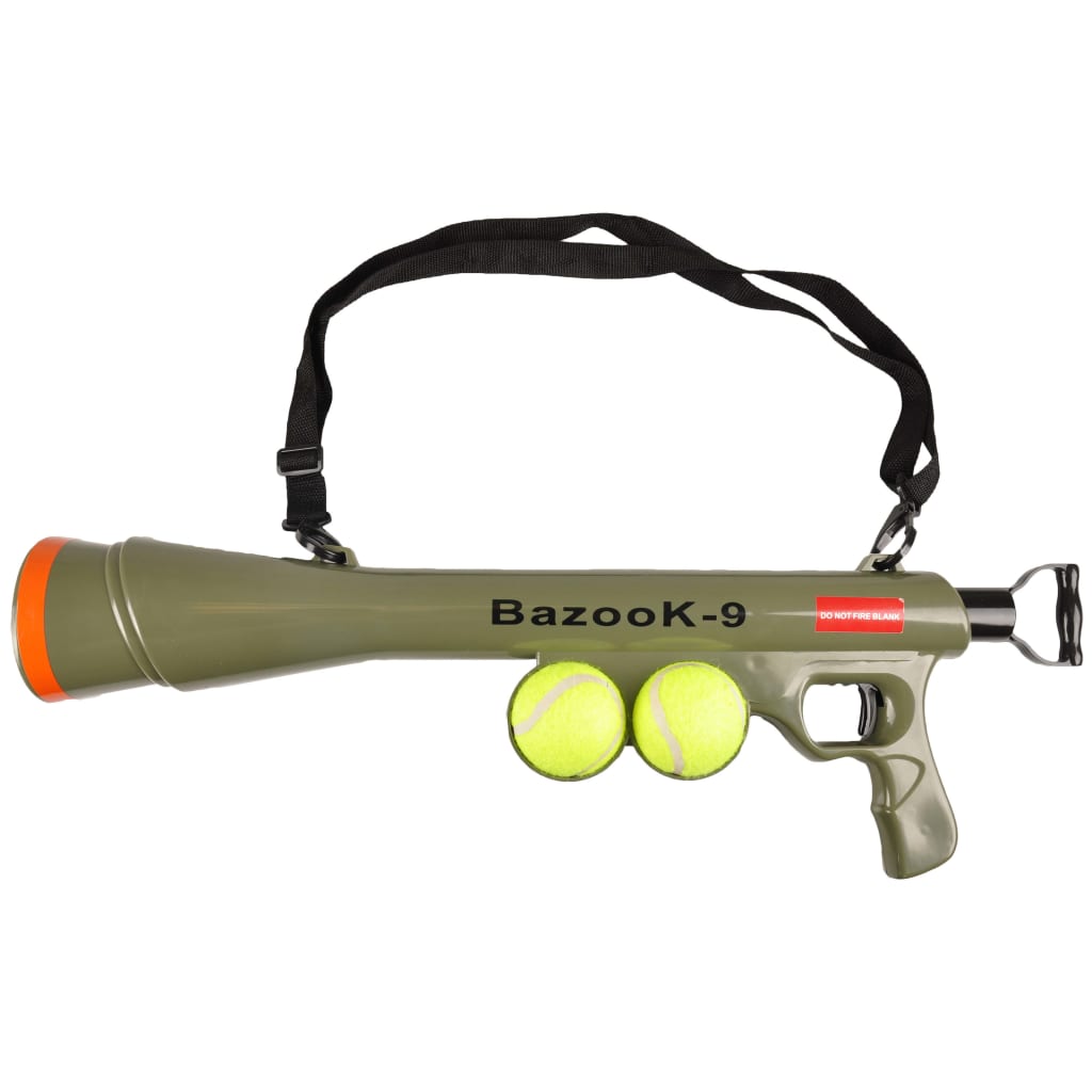 FLAMINGO Hunde Ballschleuder Ball-Pistole BazooK-9 mit 2 Bällen 517029