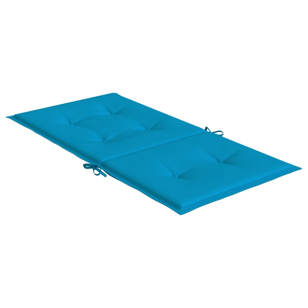 vidaXL Gartenstuhlauflagen für Niedriglehner 2 Stk. Blau 100x50x3 cm