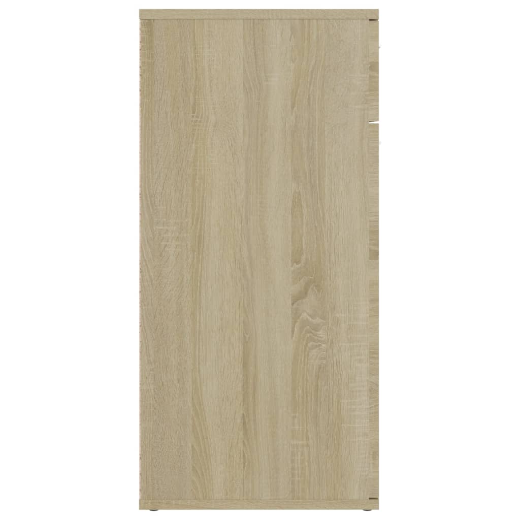 vidaXL Sideboard Sonoma-Eiche 80x36x75 cm Holzwerkstoff