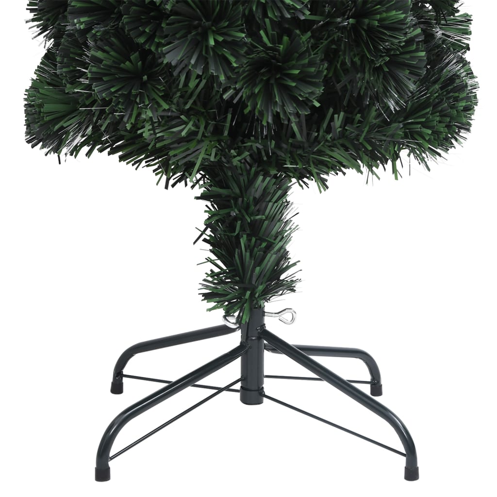 vidaXL Künstlicher Weihnachtsbaum Schlank mit Ständer 150 cm Glasfaser