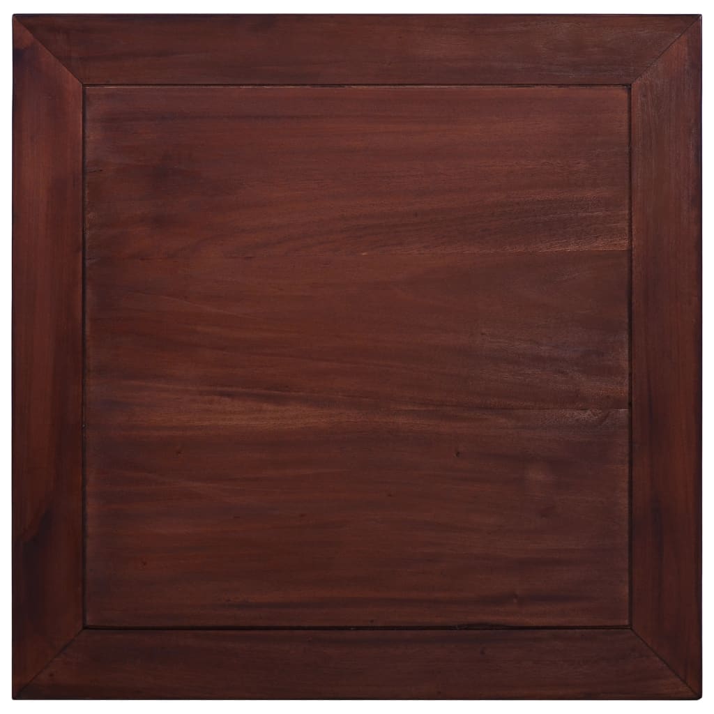 vidaXL Couchtisch Klassisch Braun 68x68x30 cm Massivholz Mahagoni