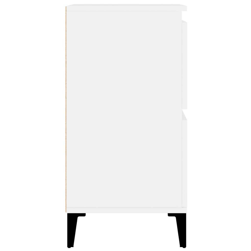 vidaXL Sideboard Weiß 60x35x70 cm Holzwerkstoff
