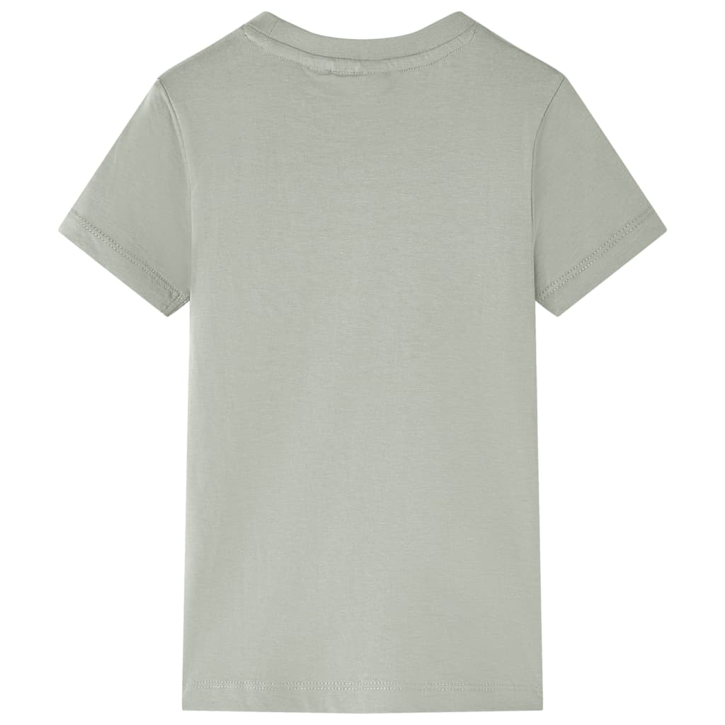 Kinder-T-Shirt Helles Khaki 92