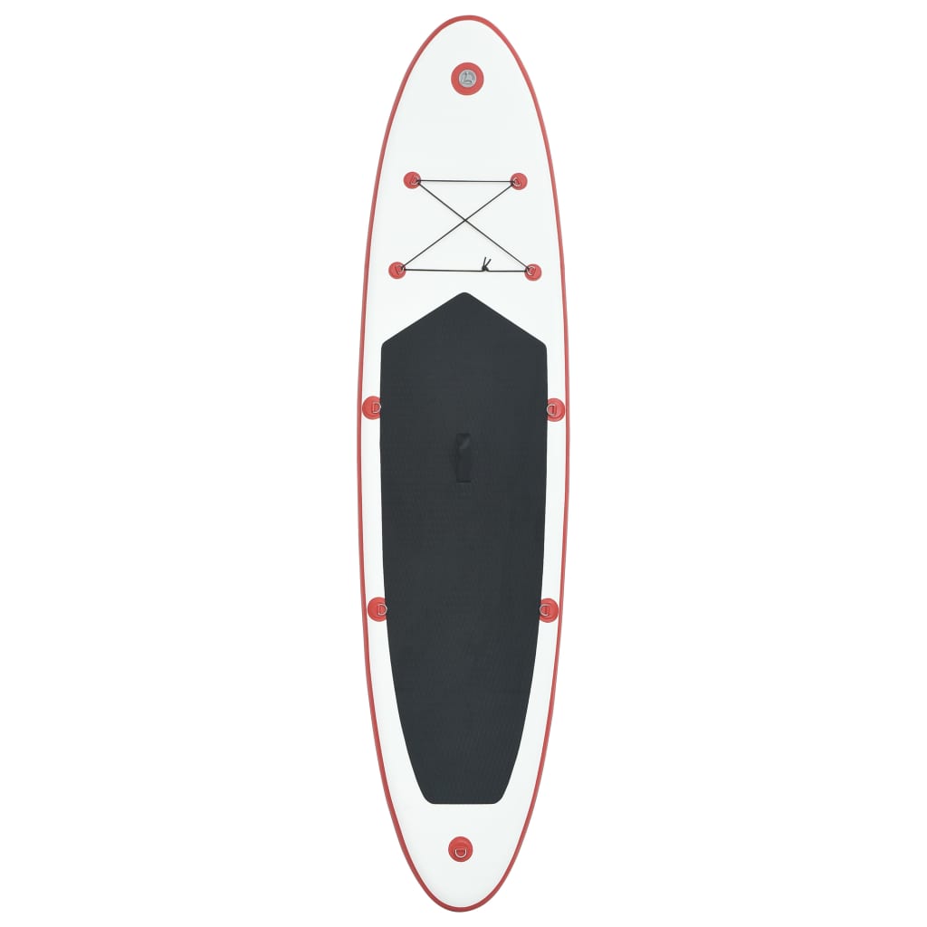 vidaXL Stand Up Paddle Board SUP Aufblasbar Rot und Weiß