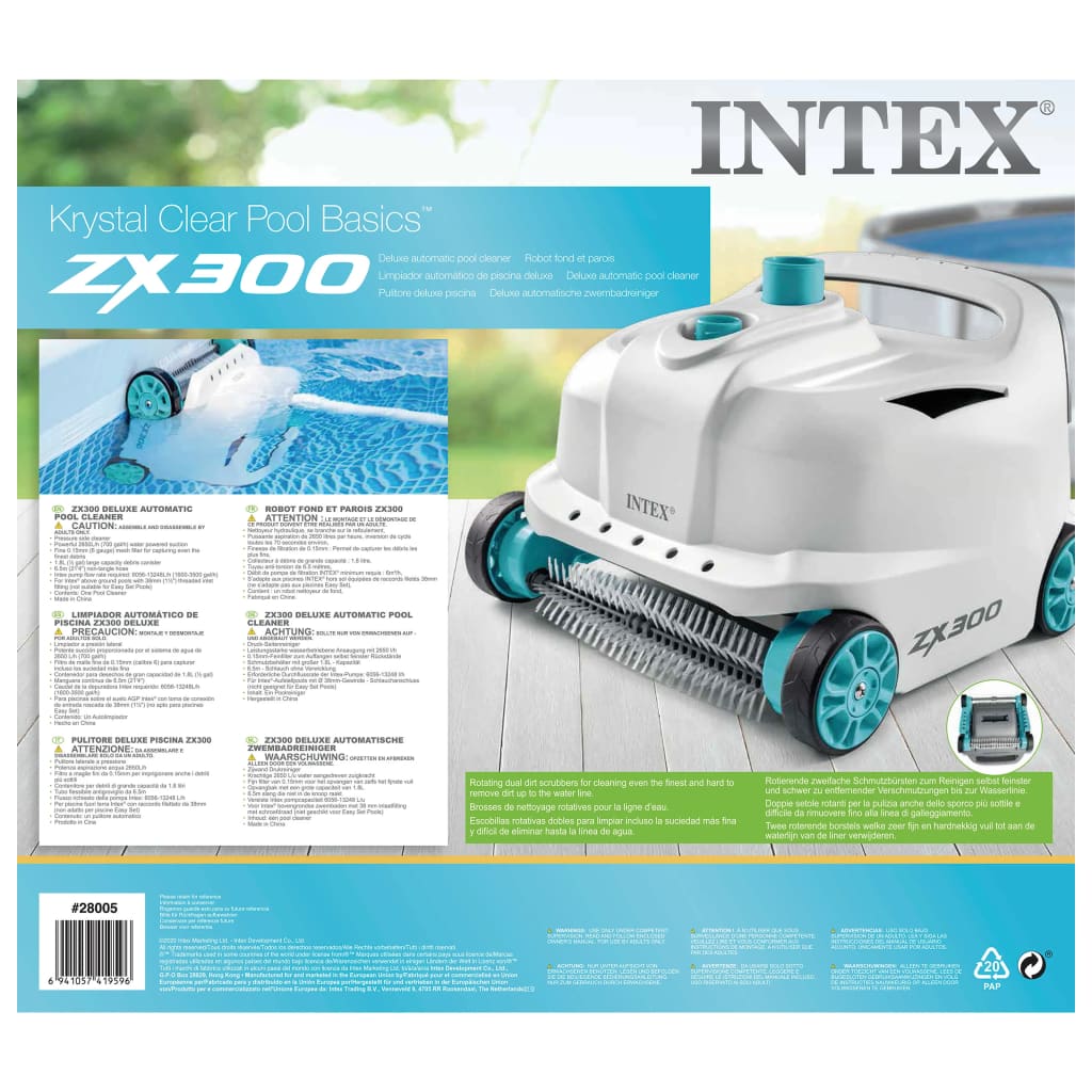 Intex ZX300 Deluxe Automatischer Poolreiniger