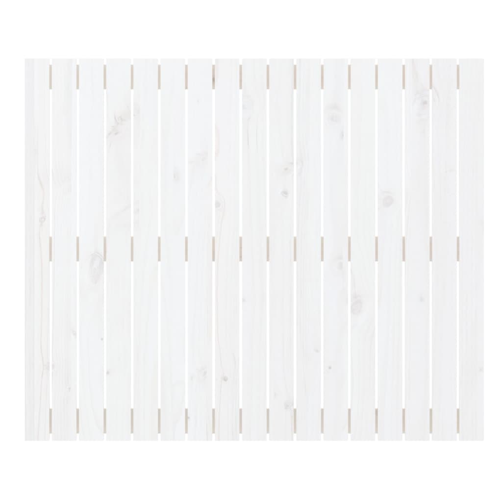 vidaXL Wand-Kopfteil Weiß 108x3x90 cm Massivholz Kiefer
