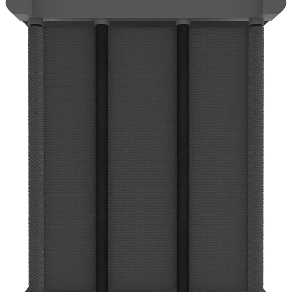 vidaXL Würfelregal mit 9 Fächern Grau 103x30x107,5 cm Stoff