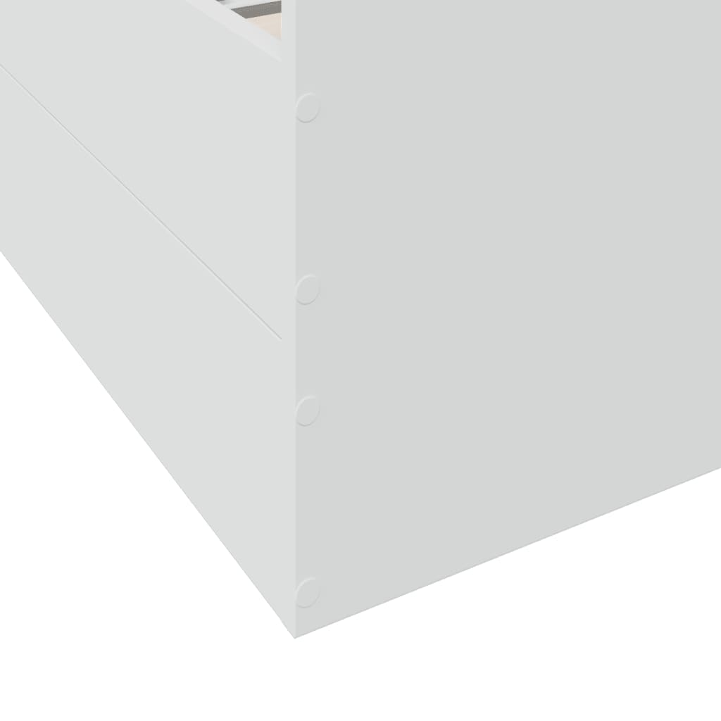 vidaXL Bettgestell mit Schubladen Weiß 140x190 cm Holzwerkstoff
