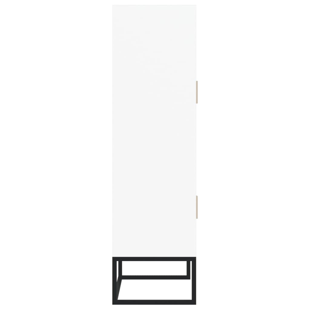 vidaXL Highboard Weiß 70x35x125 cm Holzwerkstoff