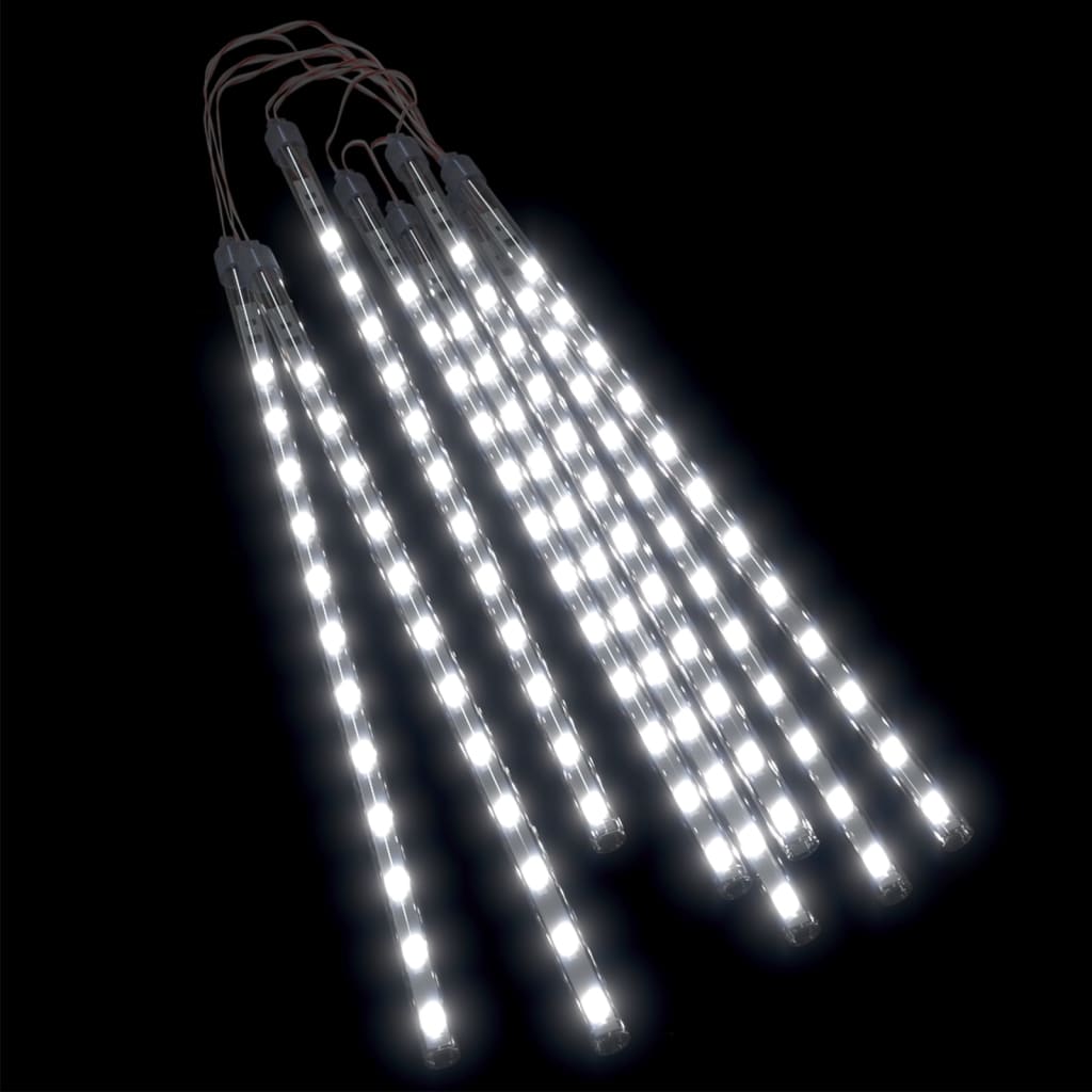 vidaXL LED Meteor-Lichter 8 Stk. 30 cm Kaltweiß 192 LEDs
