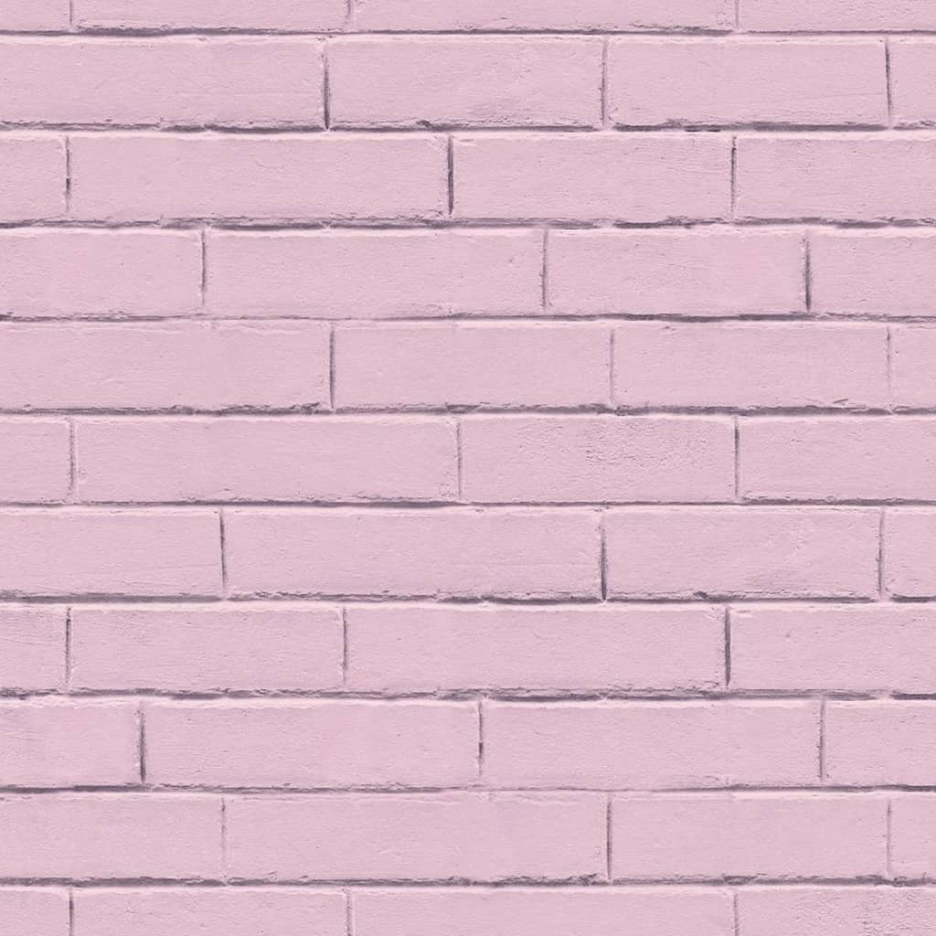 Good Vibes Tapete Brick Wall Rosa