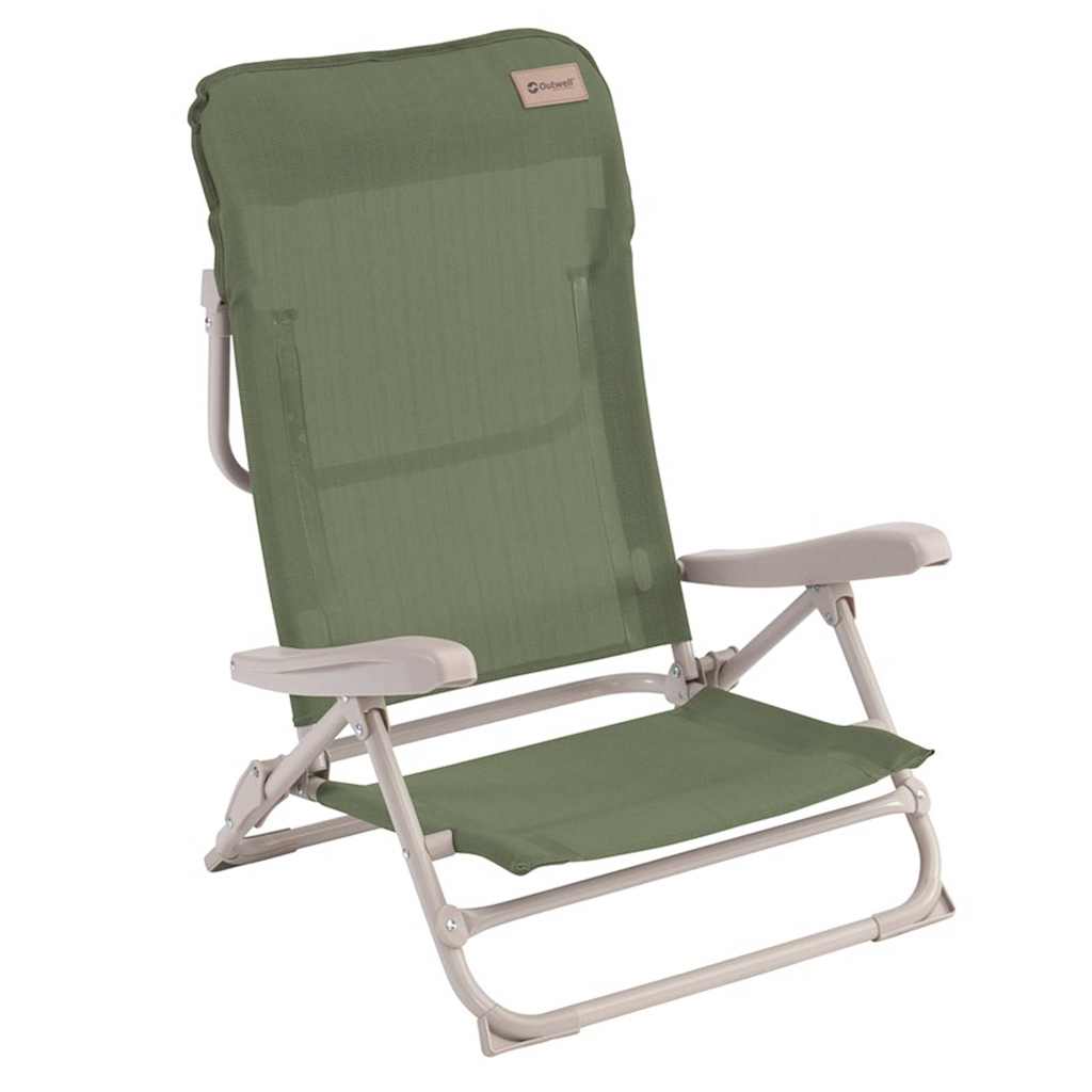 CREVICOSTA Klappbarer Strandstuhl – 7 Positionen, Getränkehalter, Kopfkissen, Aluminium