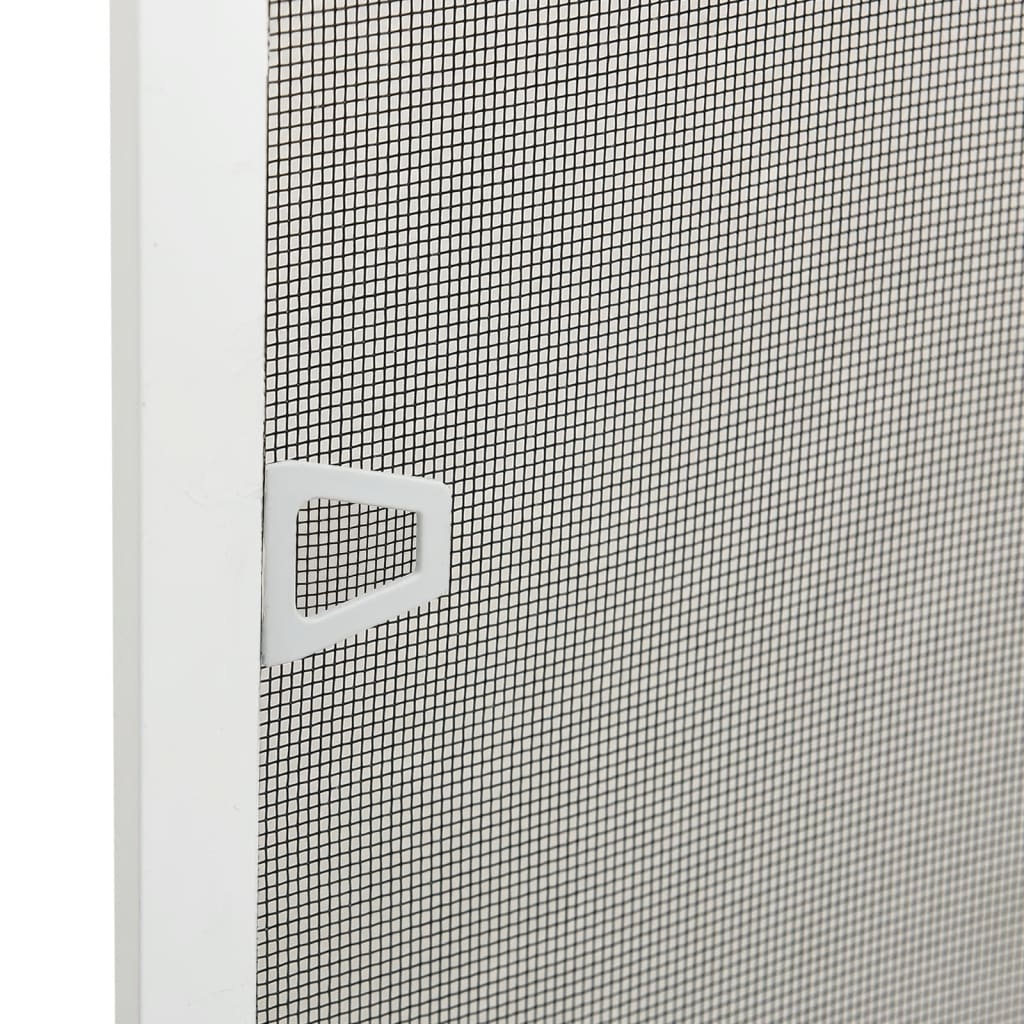 vidaXL Insektenschutz für Fenster Weiß 80x100 cm