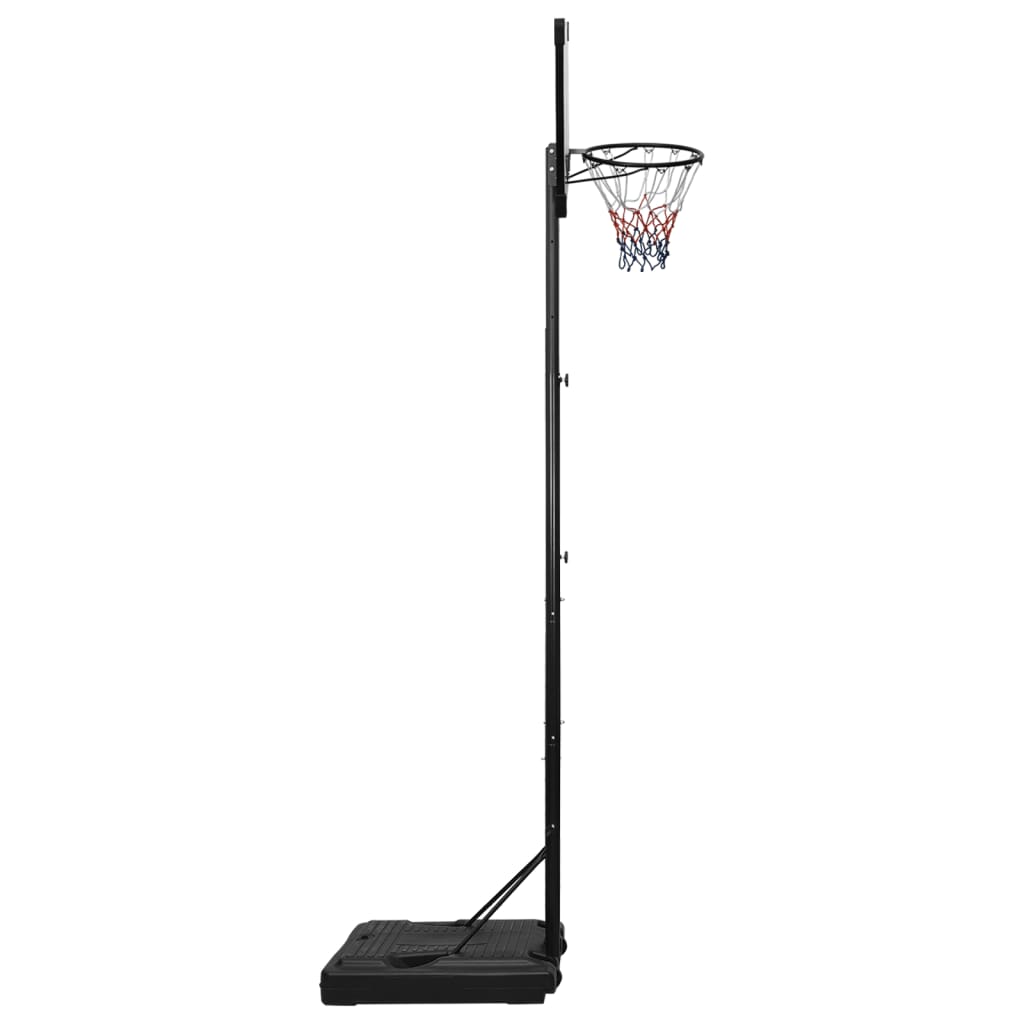 vidaXL Basketballständer Transparent 280-350 cm Polycarbonat