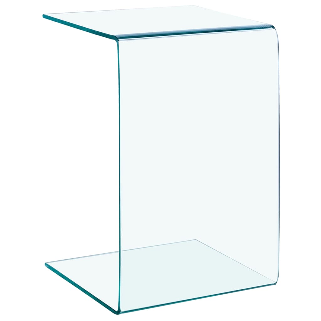 vidaXL Beistelltisch 40x40x60 cm Hartglas