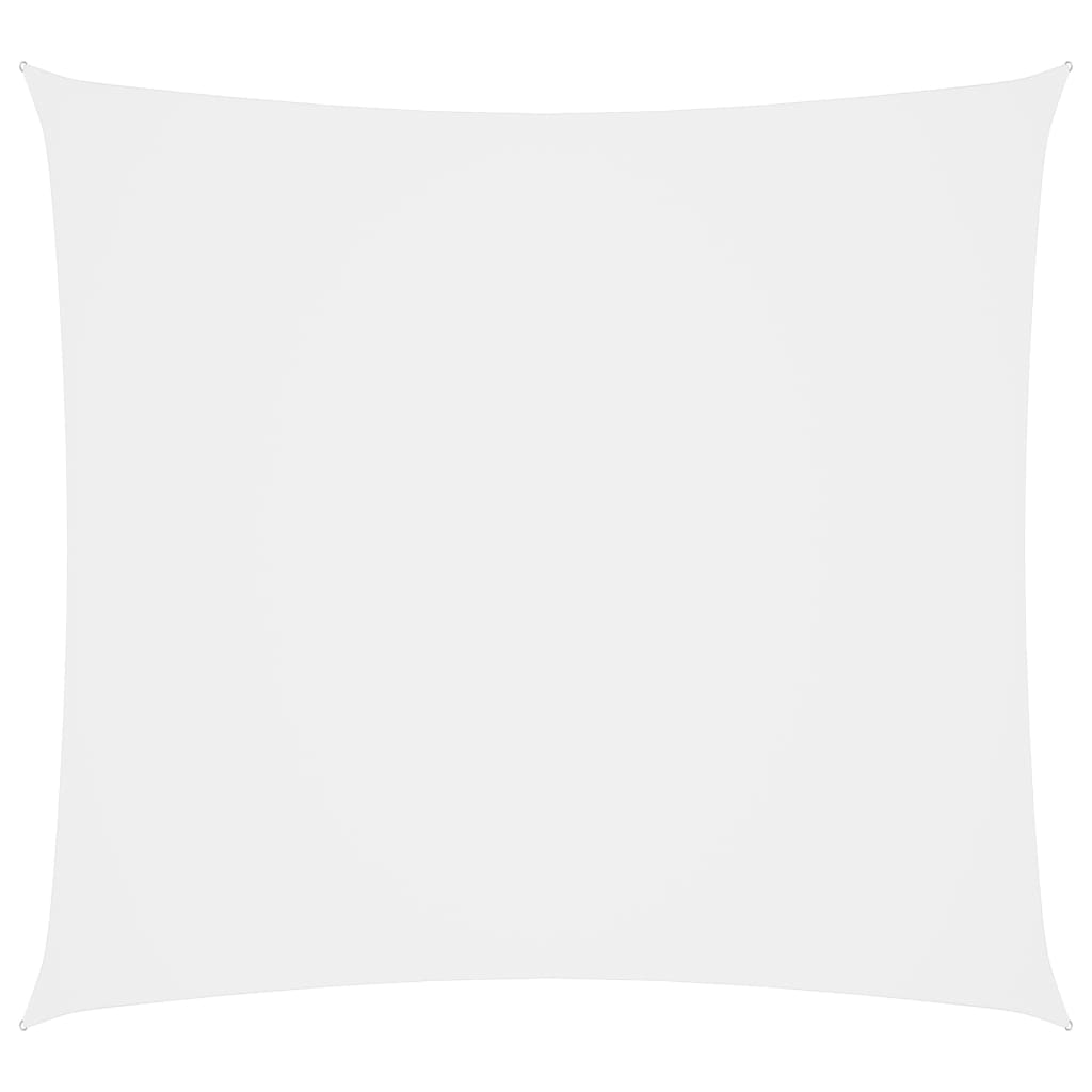 vidaXL Sonnensegel Oxford-Gewebe Rechteckig 3,5x4,5 m Weiß