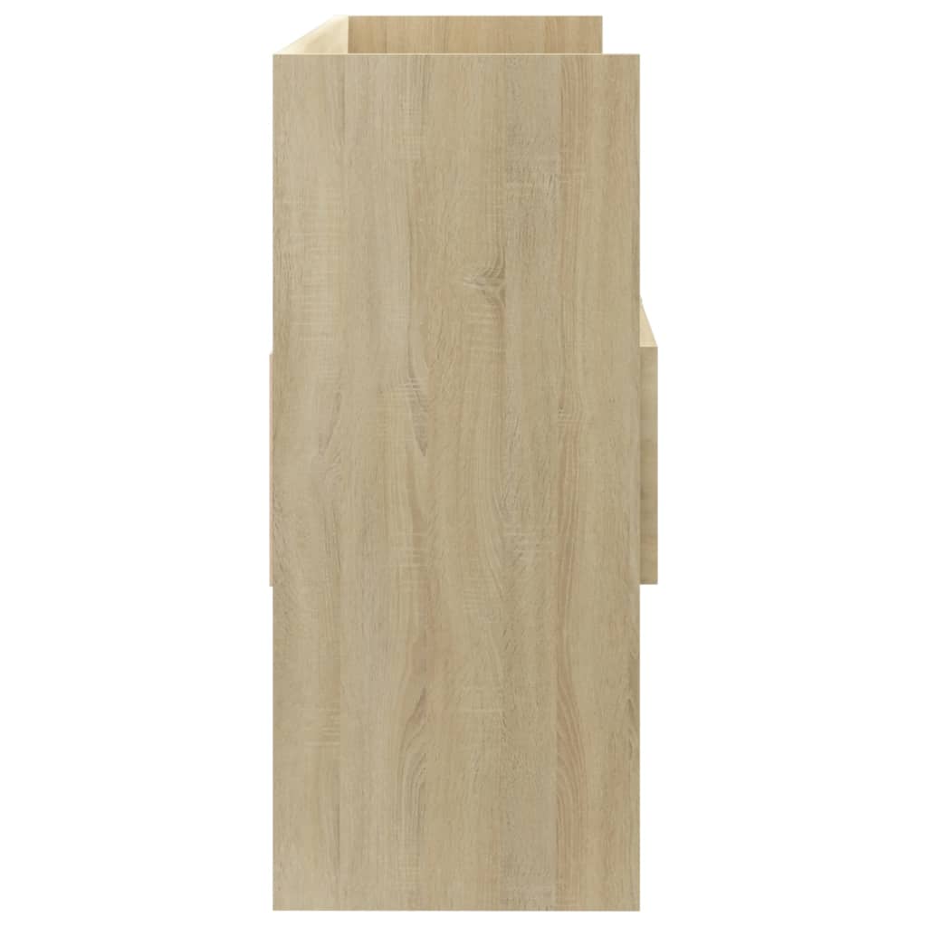 vidaXL Sideboard Sonoma-Eiche 105x30x70 cm Holzwerkstoff