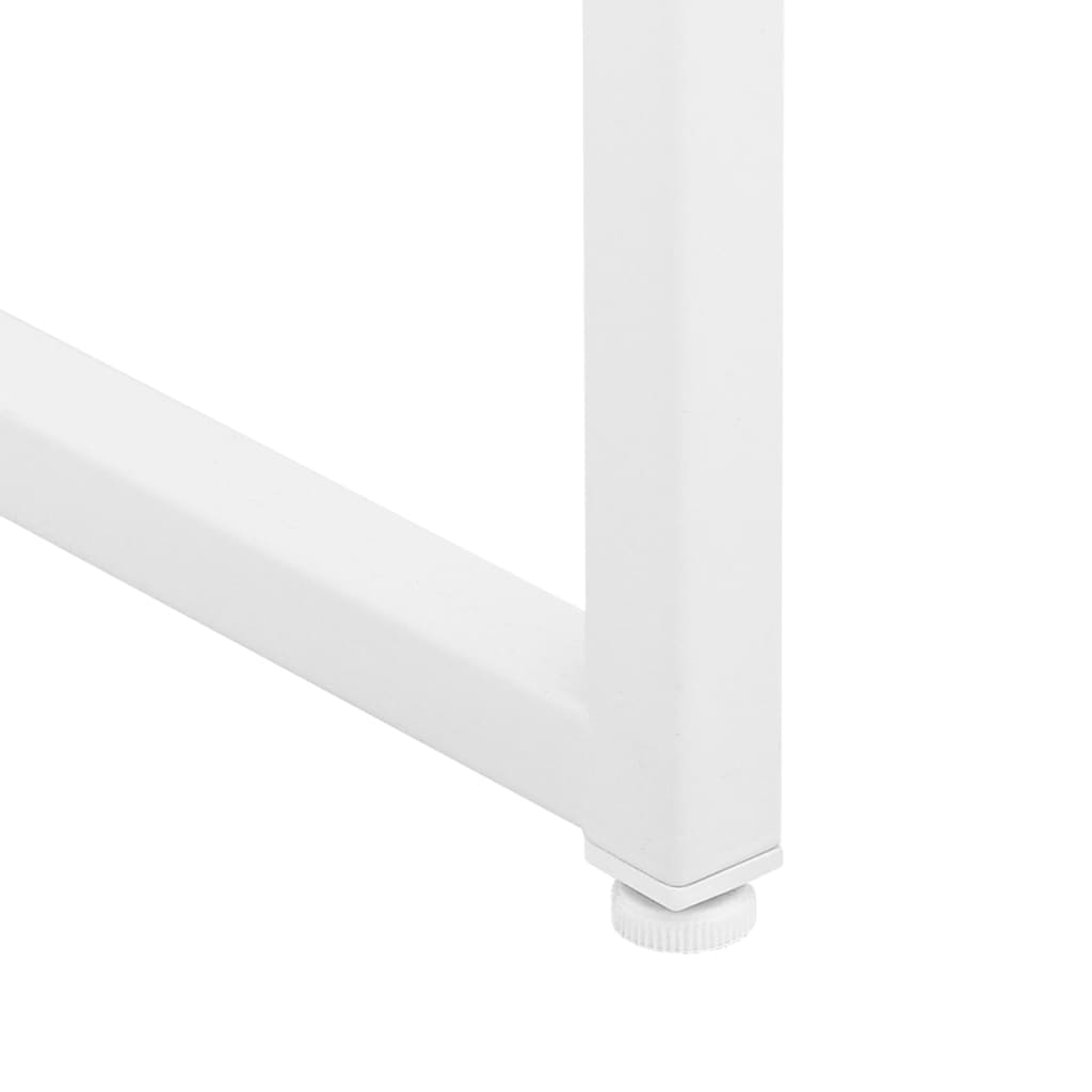 vidaXL Highboard Weiß 80x35x135 cm Stahl