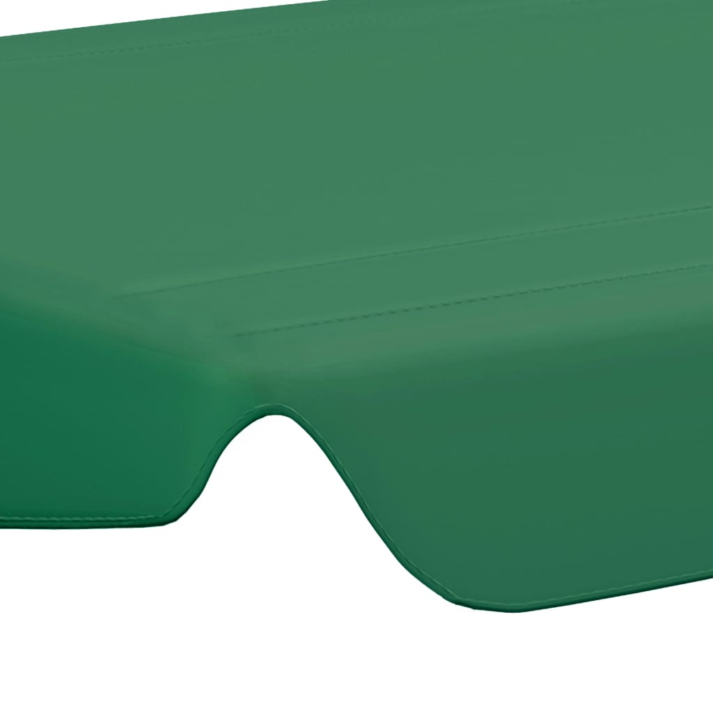 vidaXL Ersatzdach für Hollywoodschaukel Grün 150/130x105/70 cm