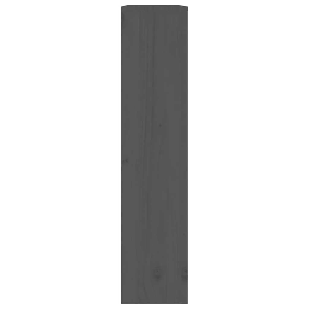 vidaXL Heizkörperverkleidung Grau 79,5x19x84 cm Massivholz Kiefer