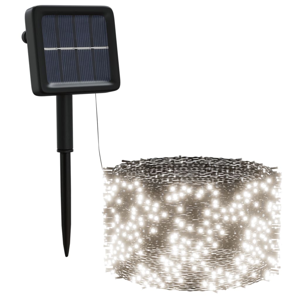 vidaXL Solar-Lichterketten 5 Stk. 5x200 LED Kaltweiß Innen Außen