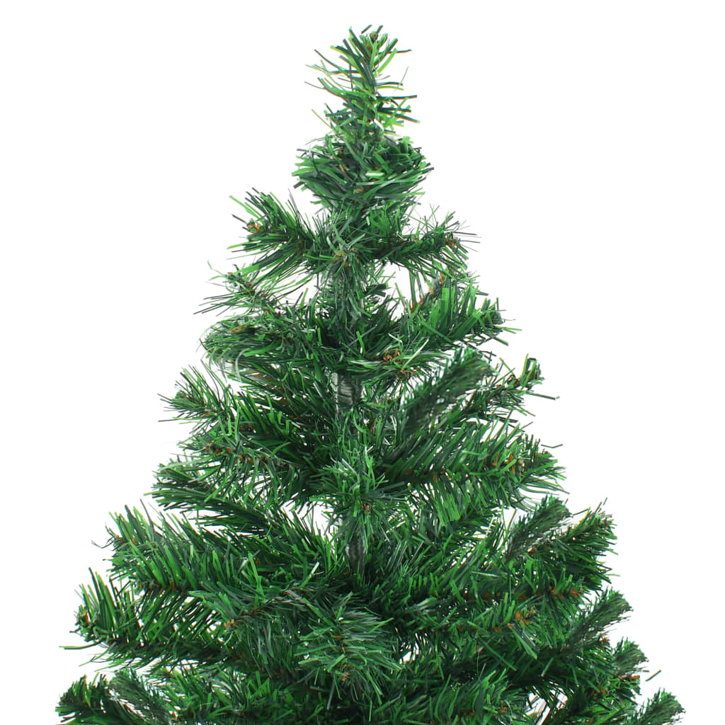 vidaXL Künstlicher Weihnachtsbaum Beleuchtung Ständer 210cm 910 Zweige