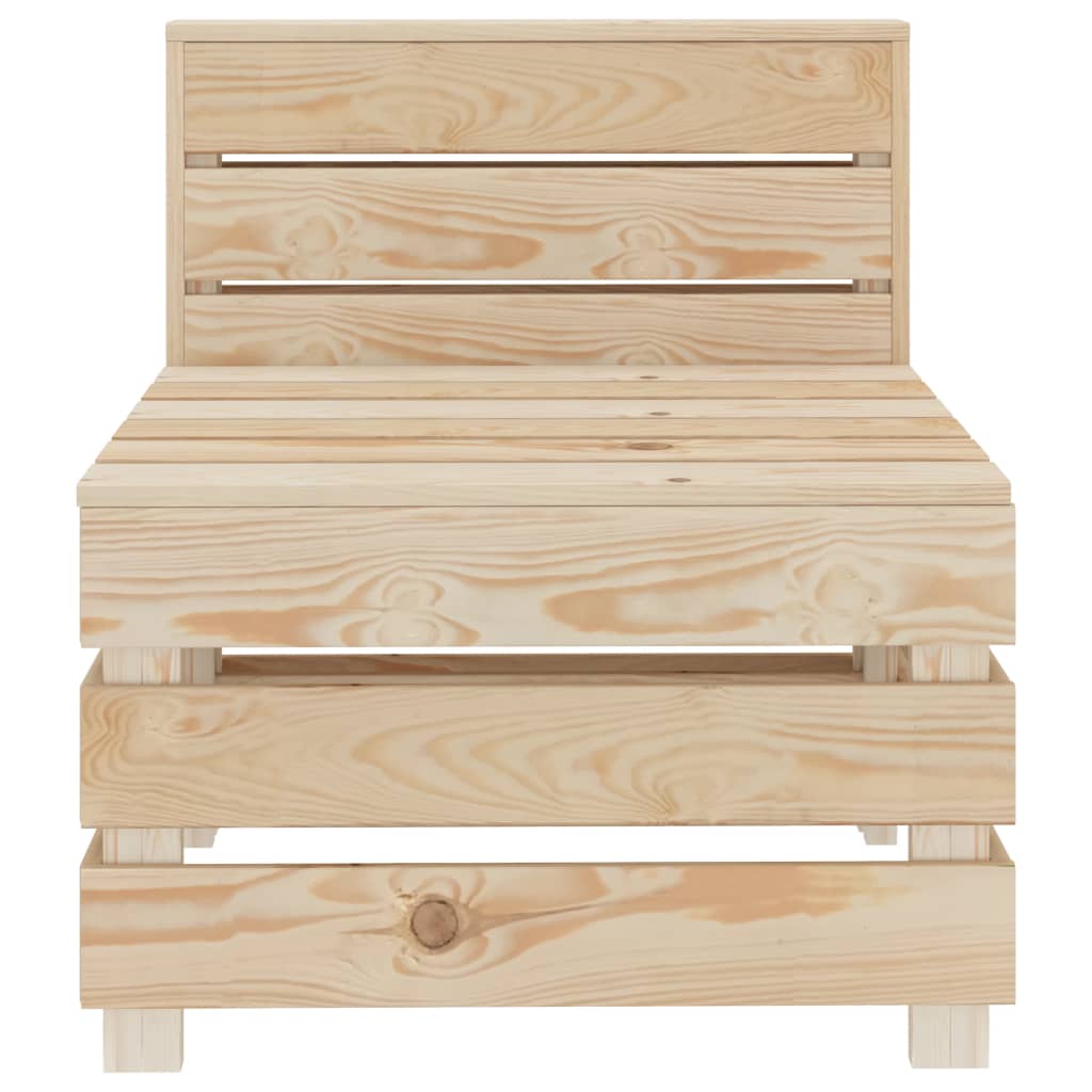 vidaXL 3-Sitzer-Palettensofa Holz