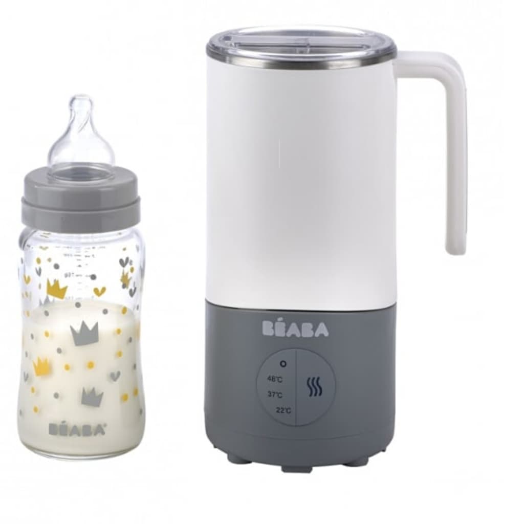 Beaba Baby-Milchwärmer Milk Prep 450 ml Weiß und Grau