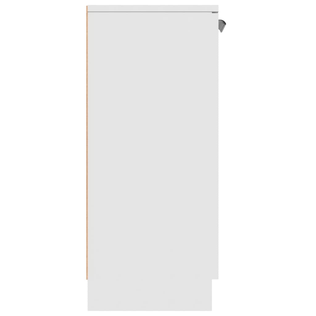 vidaXL Sideboard Weiß 60x30x70 cm Holzwerkstoff