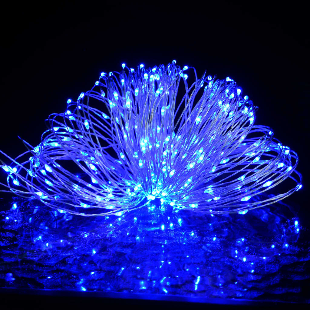 vidaXL LED-Lichterkette mit 150 LEDs Blau 15 m