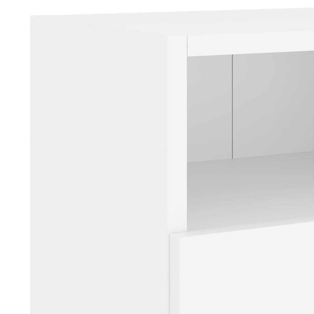 vidaXL TV-Wandschrank Weiß 60x30x30 cm Holzwerkstoff