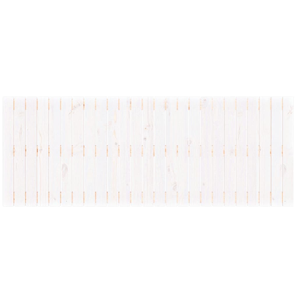 vidaXL Wand-Kopfteil Weiß 159,5x3x60 cm Massivholz Kiefer
