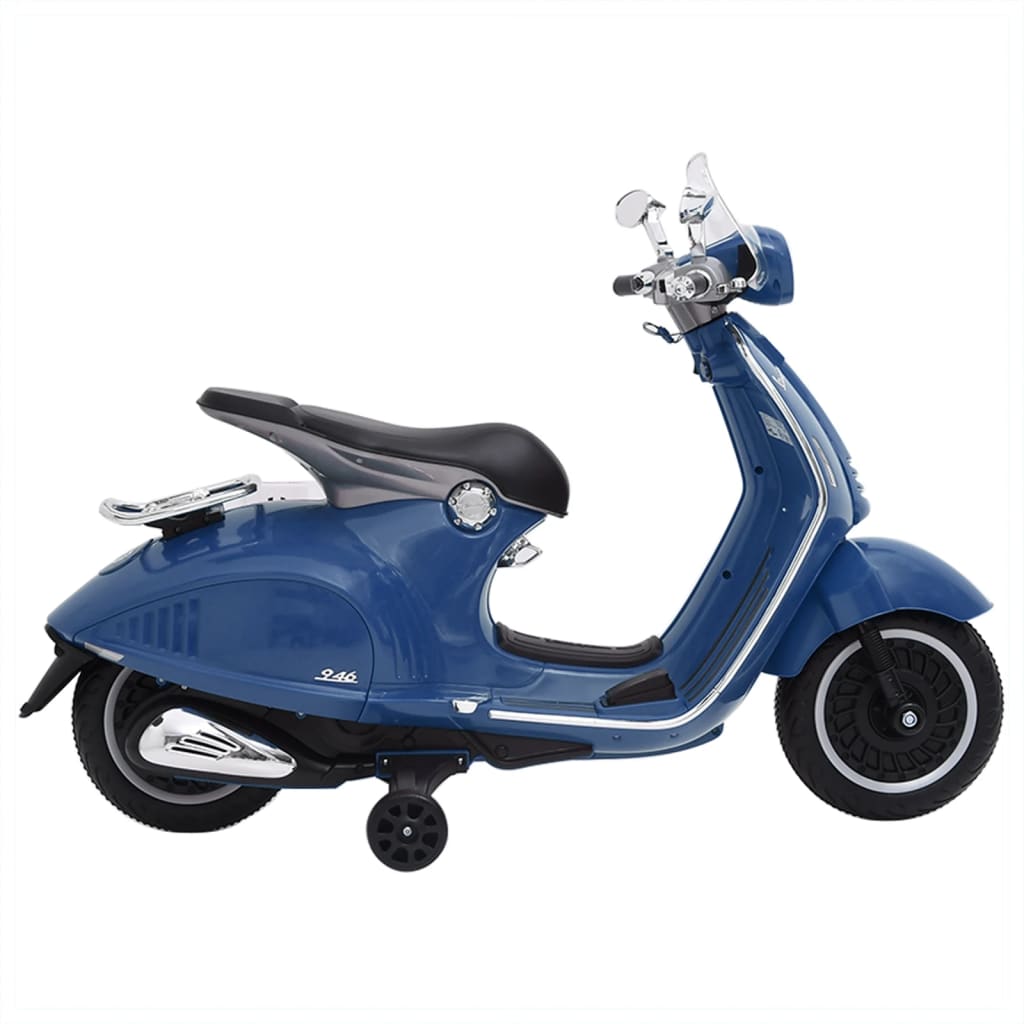 vidaXL Elektrisches Spielzeug-Motorrad Vespa GTS300 Blau