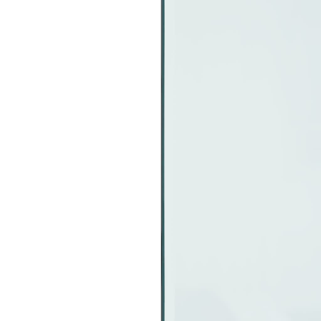 vidaXL Kaminofen Glasplatte Rechteckig 120x60 cm