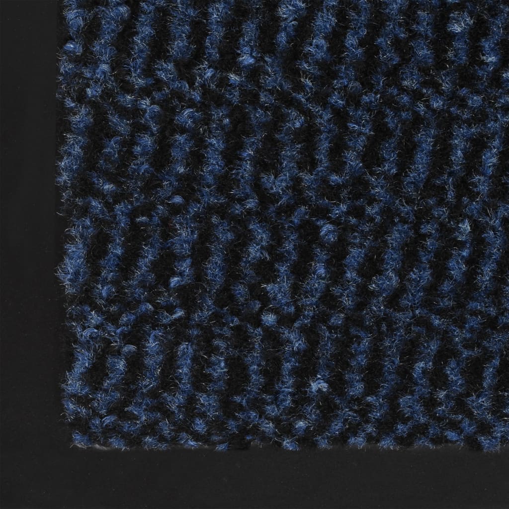 vidaXL Schmutzfangmatte Rechteckig Getuftet 60x90 cm Blau