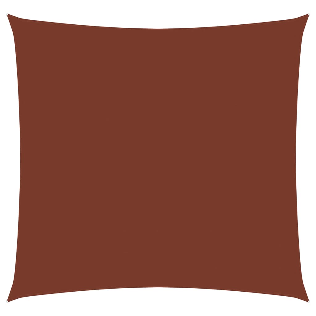 vidaXL Sonnensegel Oxford-Gewebe Quadratisch 7x7 m Terrakotta-Rot