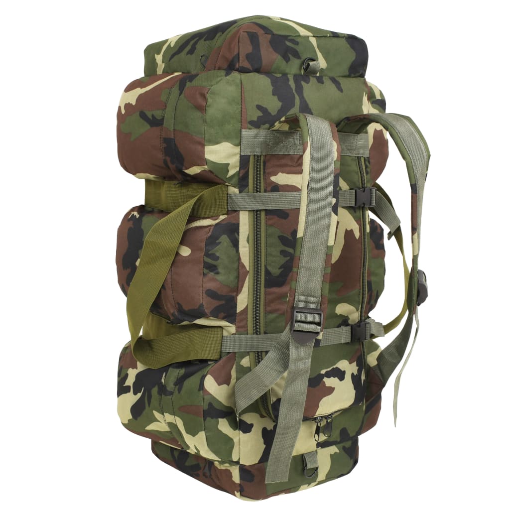 vidaXL 3-in-1 Seesack Armee-Stil 90 L Camouflage