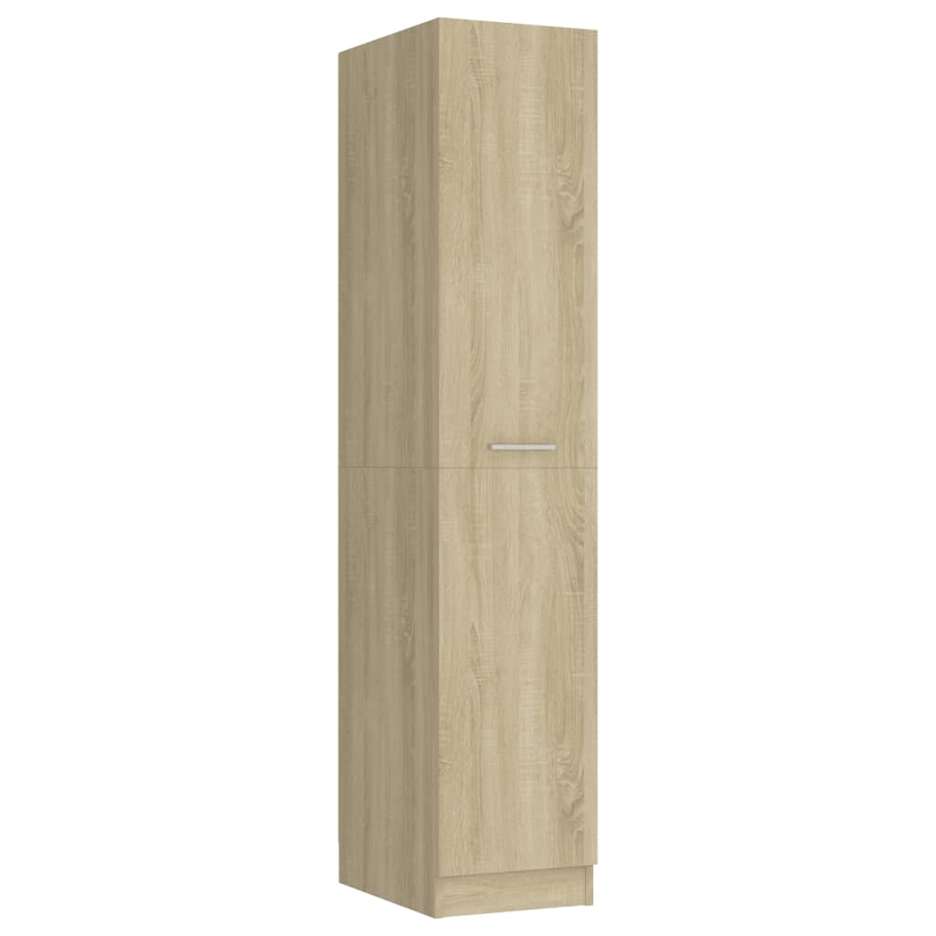 vidaXL Apothekerschrank Sonoma-Eiche 30x42,5x150 cm Holzwerkstoff