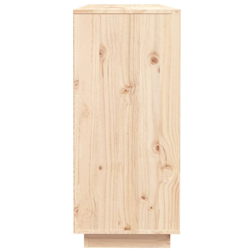 vidaXL Sideboard 110,5x35x80 cm Massivholz Kiefer