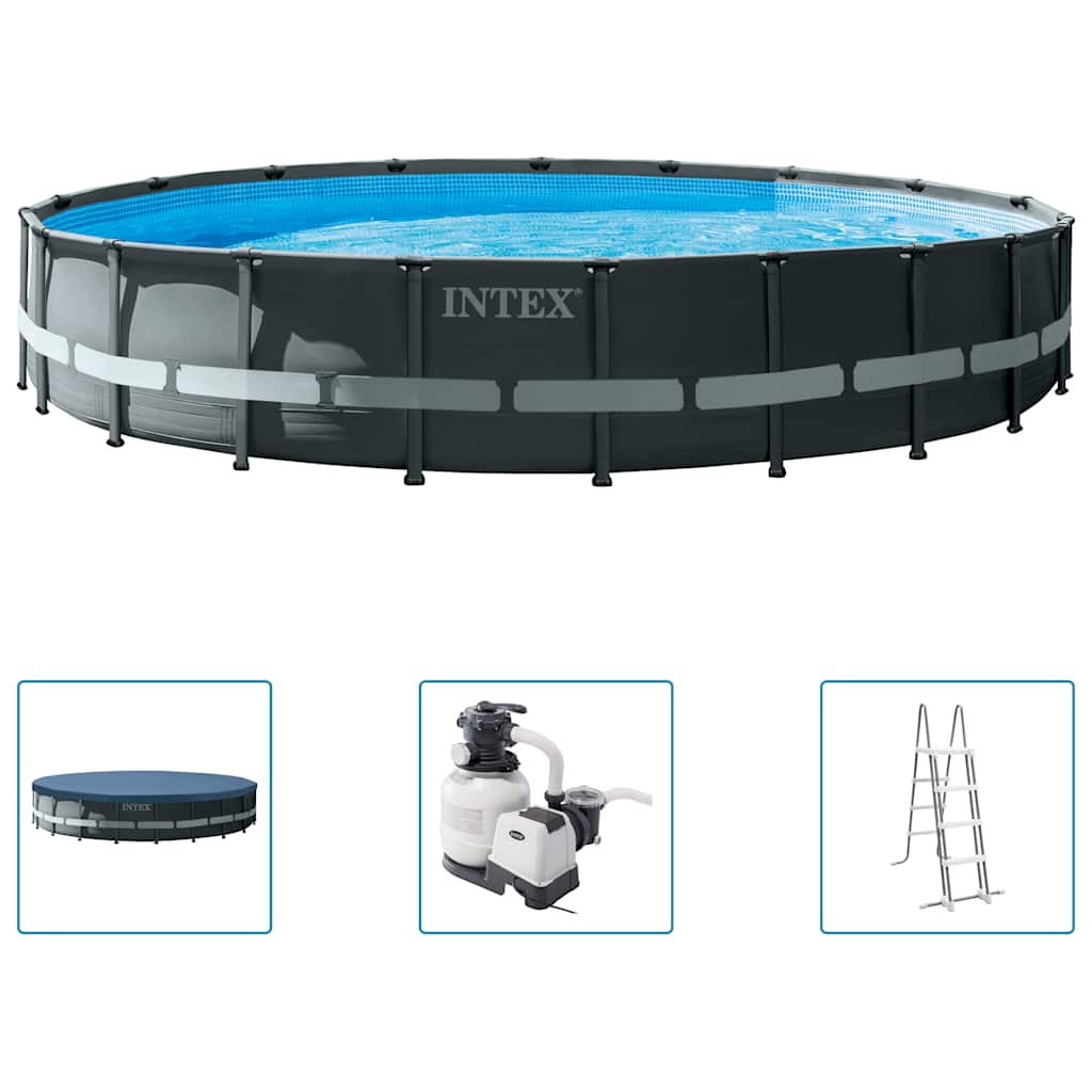 Intex Ultra XTR Frame Swimmingpool-Set Rund 610x122 cm | vidaXL.de